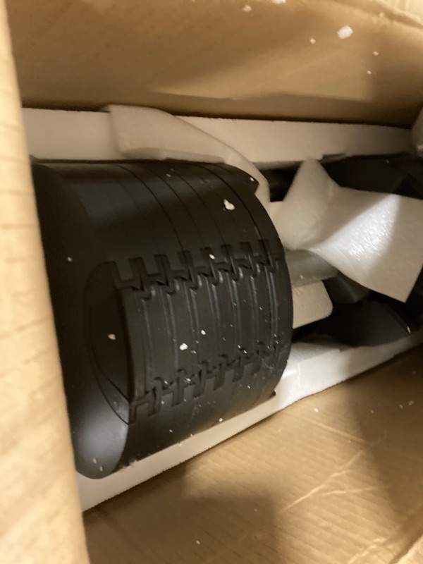 Photo 1 of BODYTECH x NUOBELL Collaboration Product, Adjustable Dumbbell, Multiple Levels of Weight Change with one-Hand 80LB, Black
