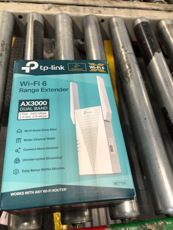 Photo 2 of TP-Link AX3000 WiFi 6 Range Extender, PCMag Editor's Choice, Dual Band WiFi Repeater Signal Booster with Gigabit Ethernet Port, Access Point, APP Setup, OneMesh Compatible (RE715X)