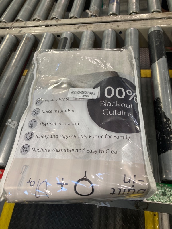 Photo 1 of 100% Blackout Curtains 90 Inches Long for Living Room 2 Panels Set, Room Darkening Energy Saving Curtain Window Coverings Elegant Flax Linen Hook Belt Pleated Drapes Aesthetic Bedroom(W50"xL90",Birch)