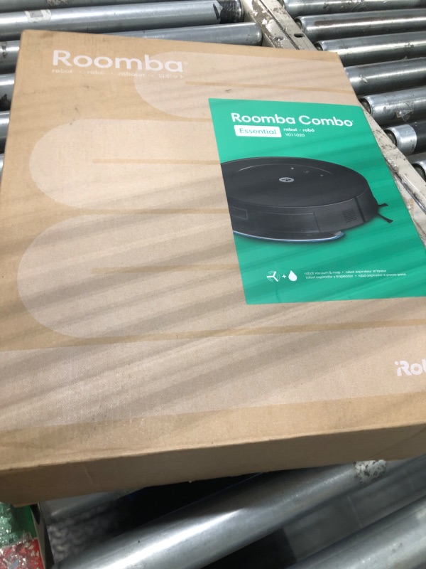 Photo 2 of ***USED***iRobot Roomba Combo Robot Vacuum & Mop (Y0110) - Easy to use, Power-Lifting Suction, Vacuums and mops, Multi-Surface Cleaning, Smart Navigation Cleans in Neat Rows, Self-Charging, Alexa