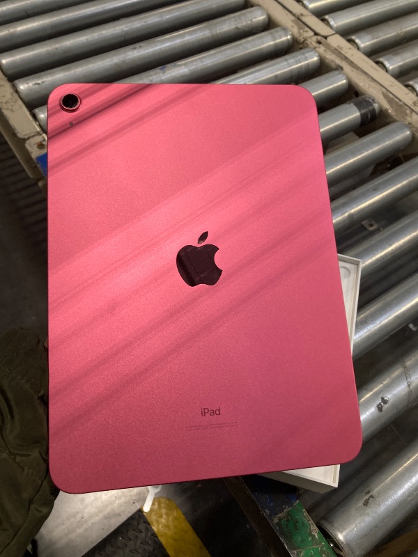 Photo 5 of **LOCKED***
Apple iPad (10th Generation): with A14 Bionic chip, 10.9-inch Liquid Retina Display, 64GB, Wi-Fi 6, 12MP front/12MP Back Camera, Touch ID, All-Day Battery Life – Pink