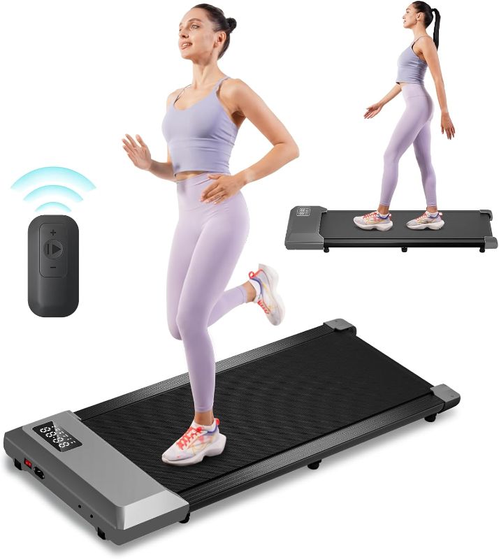 Photo 1 of 
Walking Pad, 2024 Upgraded Smart Under Desk Treadmill, Mini Treadmill for Small Spaces, Treadmills for Home 300 lbs Weight Capacity