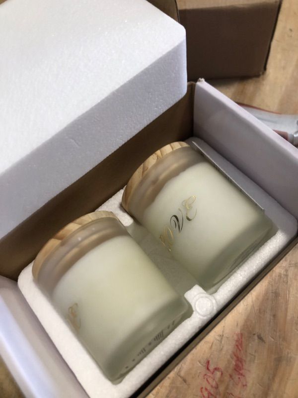 Photo 3 of ***item still in new condition*** Candles for Home Scented, 2 Pack 5.5 Oz Scented Candle Gift Set for Women, Men, Aromatherapy Jar Candles, Ideal Candles Gift for Father's Day, Mother's Day, Lavender and Lemon