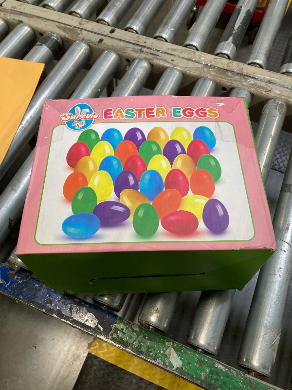 Photo 2 of [ 6 Surprise Golden Eggs ] 100 Pack Prefilled Easter Eggs with Assorted Toys Inside, 100 Plastic Easter Eggs Fillers with Fidget Toys, Easter Basket Stuffers Easter Party Favors for Kids Boys Girls