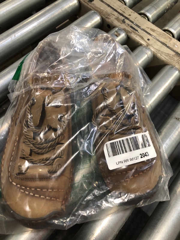 Photo 1 of alcubieree Mens Leather Casual Shoes Comfortable Fashion Sneakers Loafers Lightweight Dress Walking Driving Shoes for Men?Size 7.5-13? Brown