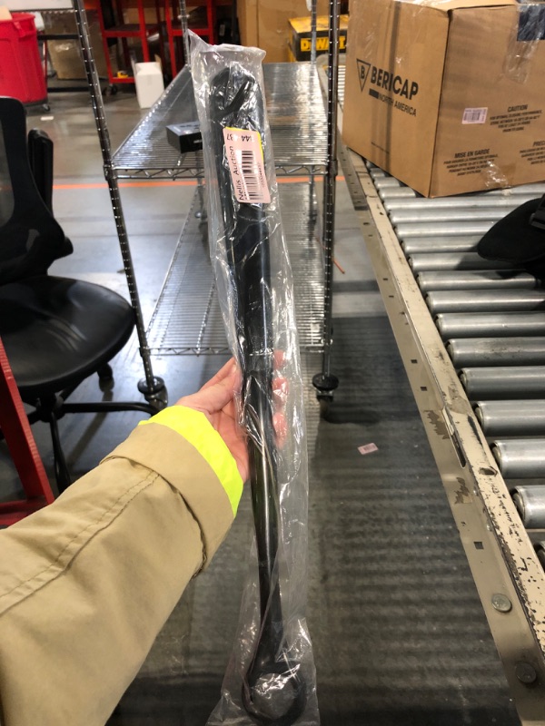 Photo 1 of **Made in the USA** 19" Long Handled, Molded Shoe Horn, Black
