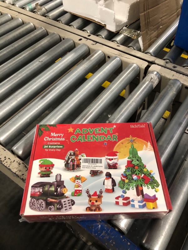 Photo 1 of Advent Calendar 2024 Christmas Building Blocks Holiday Gifts for kids Teens 24 Days Countdown Calendar Toys for Boys Girls Adventure with Daily Collectible Surprises