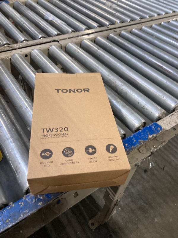 Photo 1 of TONOR Wireless Microphones, UHF Dual Karaoke Microphone System, Microfonos Inalambricos with Rechargeable Receiver, Cordless Dynamic Mic Micro Set for Singing, Wedding, DJ, Party, Speech TW320 Red