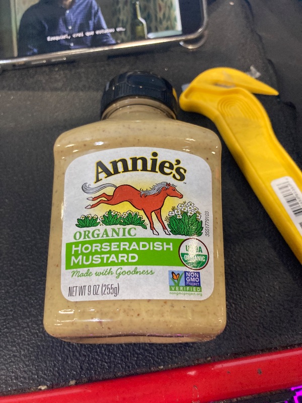 Photo 2 of Annie'S Naturals Organic Horseradish Mustard (9 OZ) 
only one