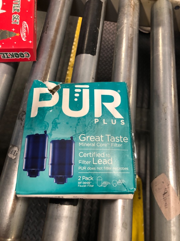 Photo 1 of PUR PLUS Mineral Core Faucet Mount Water Filter Replacement (2 Pack) – Compatible With All PUR Faucet Filtration Systems