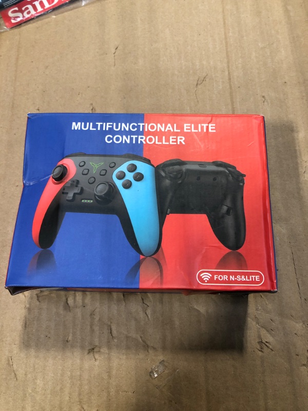 Photo 1 of Wireless Switch Controller for Nintendo Switch/Lite/OLED Controller, Switch Controller with a Mouse Touch Feeling on Back Buttons, Extra Switch Pro Controller with Wake-up,Programmable, Turbo Function