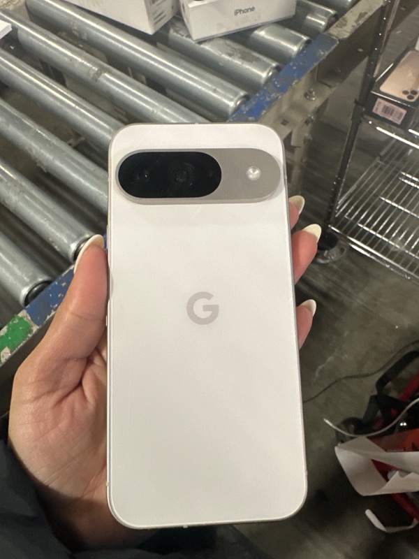 Photo 1 of Google Pixel 9 - Unlocked Android Smartphone with Gemini, 24-Hour Battery, Advanced Camera, and 6.3" Actua Display - Porcelain - 128 GB