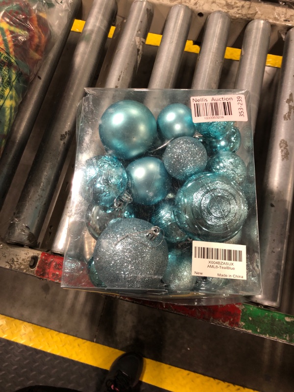 Photo 1 of ***USED***Christmas Balls Hanging Decoration Baubles Decorative Plastic Christmas Ornaments Colorful Decors for Xmas Trees, Hallway, Birthday Party, Wedding and Holidays