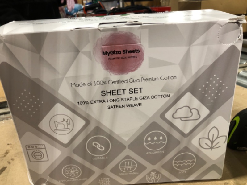 Photo 1 of Flex Head King Sheets Sets for Adjustable Beds-Top Split King Sheets Sets (4 Pcs) King 34 Inch Down Sheets White 16 Inch Deep Sheets