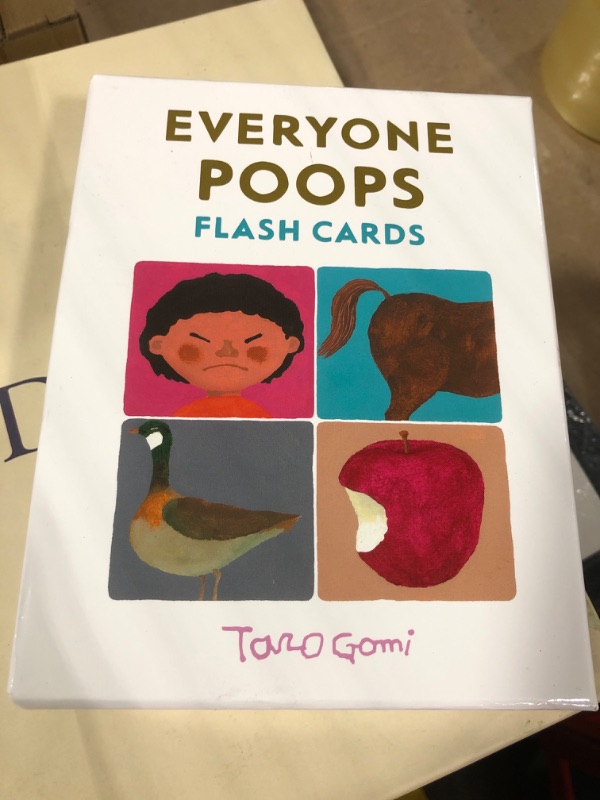 Photo 2 of Everyone Poops Flash Cards (Taro Gomi)