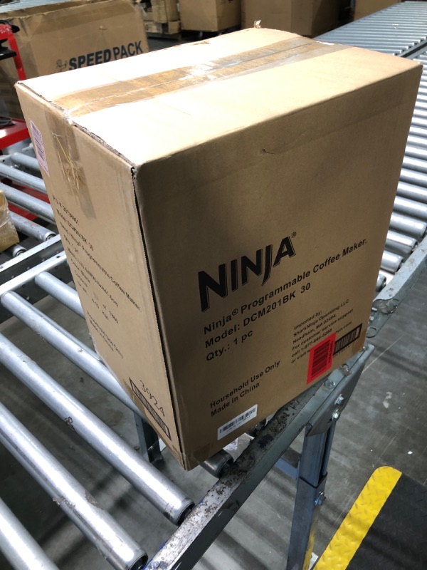 View 2 of Ninja Programmable XL 14-Cup Coffee Maker PRO, 14-Cup Glass Carafe, Freshness Timer, with Permanent Filter, Black Stainless Steel, DCM201BK