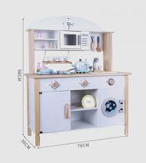 Photo 1 of  Wooden Play Kitchen Set for Kids Toddlers, Toy Kitchen Gift for Boys Girls, Age 3+