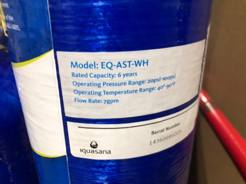 Photo 3 of 
Aquasana Rhino Whole House Filter Replacement Tank for Rhino Well - 500,000 Gallons - Carbon & KDF Home Filtration - WH-WELLR