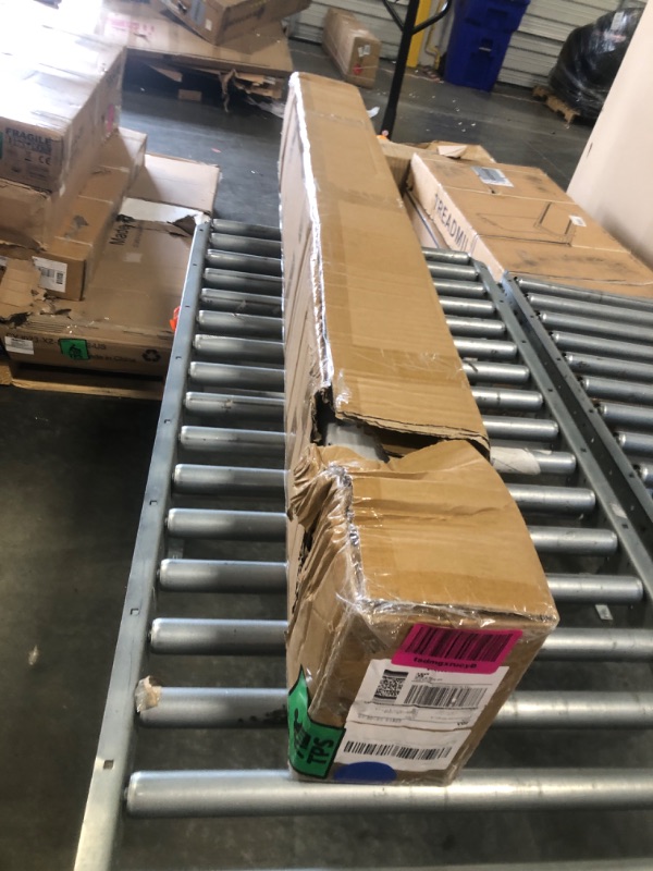 Photo 1 of SORQINOTER 4 Pack Shipping Container Shelf Bracket, Adjustable 3-Tier Hanging Heavy Duty Cargo Shelves, 58.5" X 19.2" Shipping Container Shelf Brackets - Easy to Hang and Remove - Powder Coated Steel