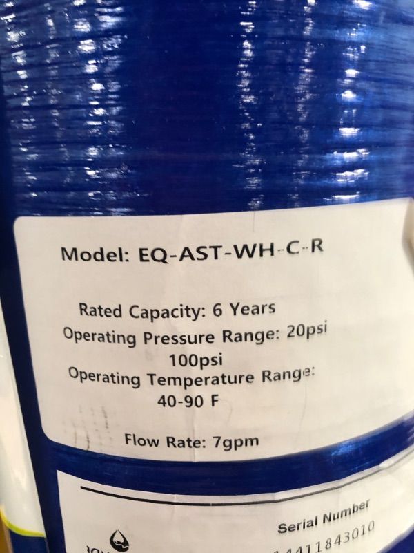 Photo 3 of Aquasana Whole House Well Water Filter System - UV Purifier - Salt-Free Descaler - Carbon & KDF Media Filters Sediment 97% Of Chlorine - Water Softener Alternative - 500,000 Gl - EQ-WELL-UV-PRO-AST Well Water Filter + Pro Kit + Conditioner