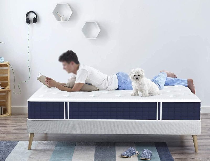 Photo 1 of 
Coolvie Twin XL Mattress, 10 Inch Twin XL Size Hybrid Mattress, Individual Pocket Springs with Memory Foam, Bed in a Box, Cooler Sleep with Pressure Relief...
Style:10 Inch Medium Firm