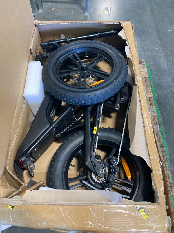 Photo 3 of ***Used, but in good condition*** ****UNTESTED***WINDONE E2 Electric Bike for Adults,750W Ebike with 48V13Ah Removable Battery,All-Terrain 20" Fat Tire Electric Bikes Up to 28MPH & 46.6Miles,Full Suspension,Cruise Control,UL Certified,Moped E-Bike