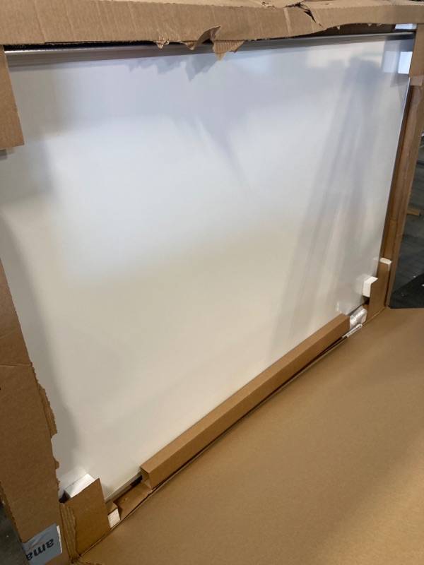 Photo 3 of ***required truck or uhaul for pickup*** Quartet Porcelain Whiteboard, Magnetic Dry Erase White Board, 4' x 6', Aluminum Frame (PPA406) 6' x 4'