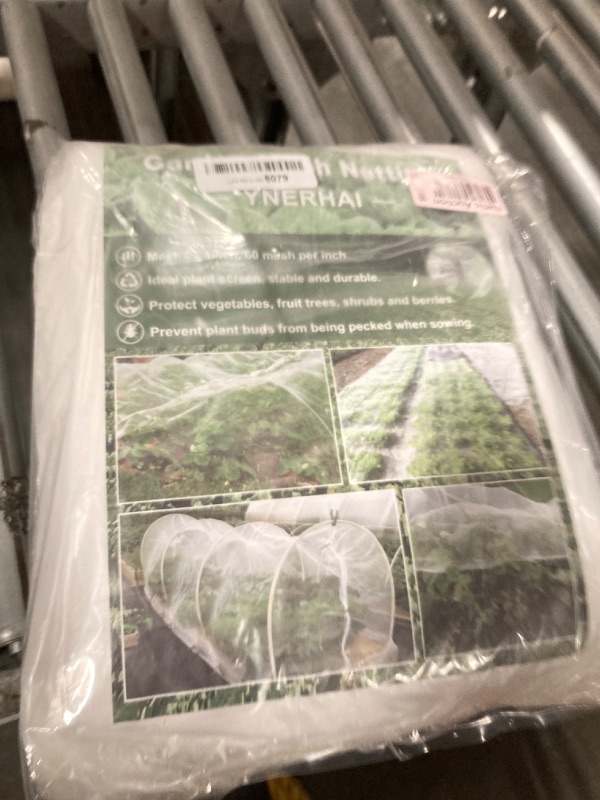 Photo 2 of 10 * 30FT 2 Pack Garden Netting Mesh Barrier, Ultra Fine Plant Netting for Garden Protection, Fruit Tree Netting for Blueberry Bushes, Row Covers for Vegetables, Mosquito Netting for Patio