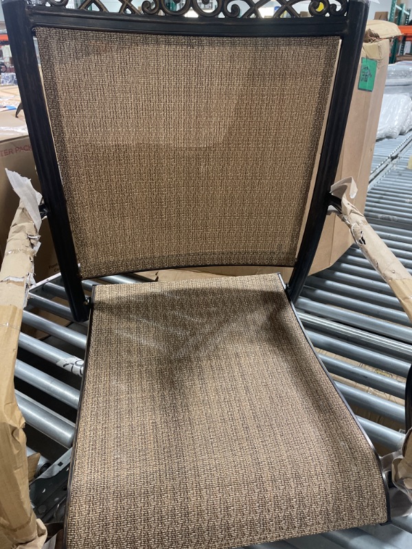 Photo 2 of ***2 chairs***
Dali Swivel Rocker Chair, Cast Aluminum All-Weather Comfort Club Arm Patio Dining Chair 2 Pc