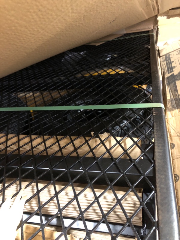 Photo 1 of Gorilla Carts GOR1400-COM Steel Utility Cart, Heavy-Duty Convertible 2-in-1 Handle and Removable Sides, 12 cu ft, 1400 lb Capacity, Black Black 1400 Pounds