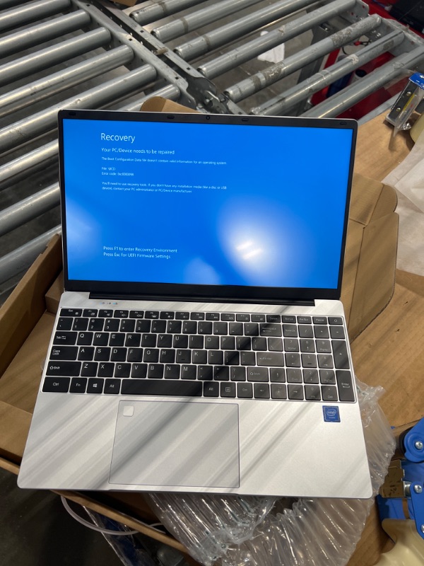 Photo 3 of ----- FOR PARTS ONLY ----- VGKE C15 Windows 11 Laptop 15.6" FHD, Full Size Backlit Keyboard with Fingerprint Reader, Intel Celeron N5095 Processor Quad-Core, 12GB RAM DDR4, 256GB SSD(Silver)