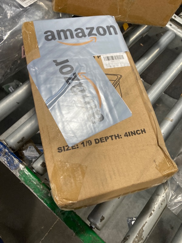 Photo 1 of SVKLHY 1/9 Size 4 Inch Clear NSF Polycarbonate Food Pan-9 PCS[Food Grade][Hot&Cold Resistant] Commercial Food Pans with Lids, Restaurant Food Storage Containers Hotel Pan(BPA-FREE)