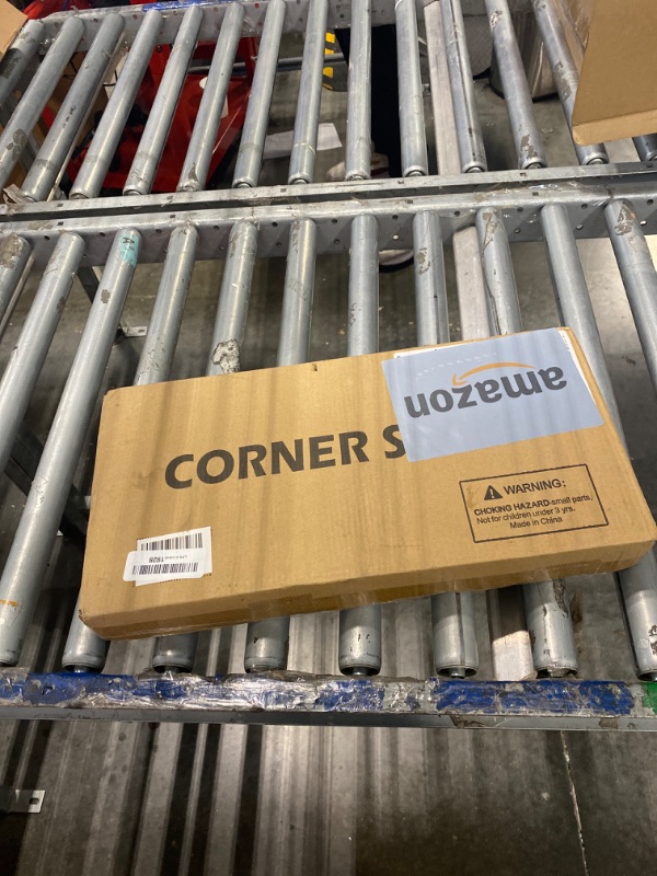 Photo 1 of BMOSU Kitchen Corner Shelf Countertop Organizer with Hooks Adjustable Spice Rack Corner Display Rack Shelf Cabinet Counter Shelves(Bamboo)