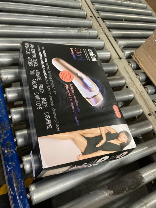 Photo 1 of Braun SMART IPL Long-lasting Laser Hair Removal Device for Women & Men, Skin i·Expert, Home Hair Removal, Free App, Vanity Case, Venus Razor, 4 Smart Heads, Alternative for Laser Hair Removal, PL7387