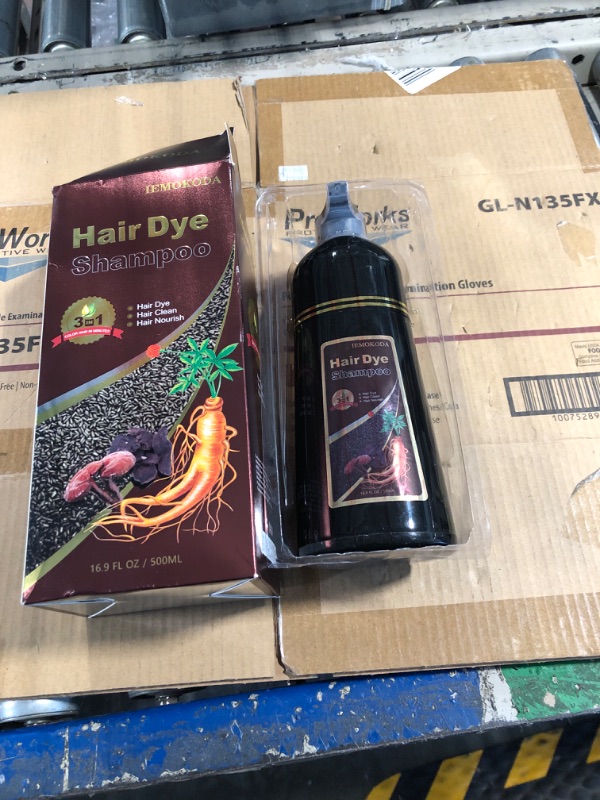 Photo 2 of ***Exp 27-07-06***Dark Brown Hair Color Shampoo - 3 in 1 Hair Dye for Men and Women, 16.9 Floz, Safe and Natural Para Canas