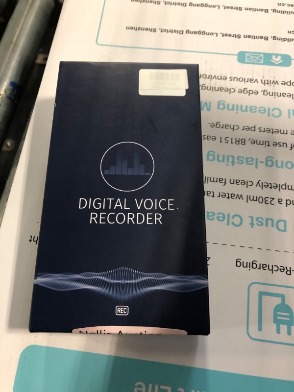 Photo 2 of 128GB Digital Voice Recorder - Voice Activated Recorder with DSP Noise Reduction for Lectures Meetings, Audio Recorder with Built-in OTG Data Cable, Compatible with Windows iOS Smart Phone