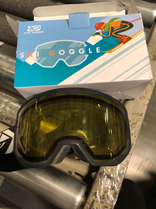 Photo 2 of ****USED**** SIMILAR****EXP VISION Ski/Snowboard Goggles for Men Women, OTG Snow Goggles Anti Fog UV Protection