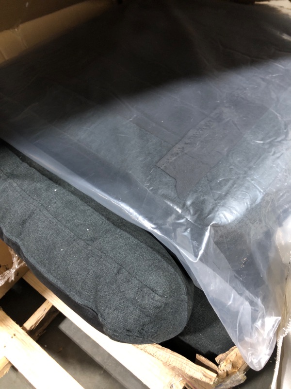 Photo 1 of ***SIMILAR****
SOFA WITH STOOL-CORNER Y STOOL  BLACK
