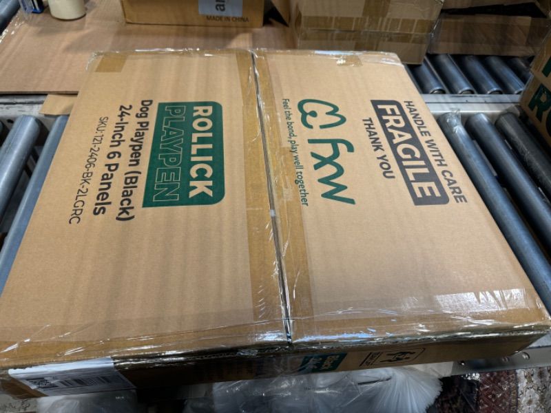 Photo 1 of ***FACTORY SEALED***FXW Decorative Garden Fence Panels, Dog Fence for The Yard, Heavy Duty Metal, 24inch High 11.12ft Long in Total, Black