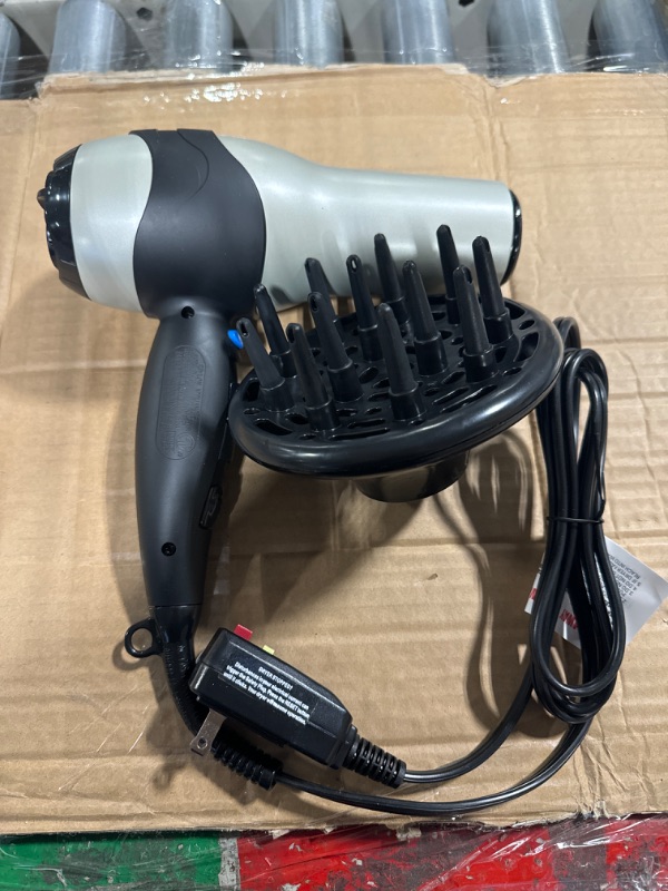 Photo 2 of ***empaque poco da*ada***Revlon Matte Chrome Full-Size Turbo Hair Dryer - RV473PK1