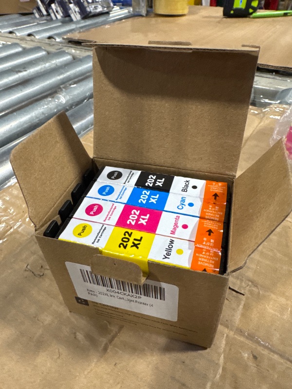 Photo 2 of 202XL Ink Cartridges Remanufactured Replacement for Epson 202 XL 202XL T202 XL Ink Cartridges to use with Epson Workforce WF-2860 Home XP-5100 All-in-One Inkjet Printer (4 Pack)