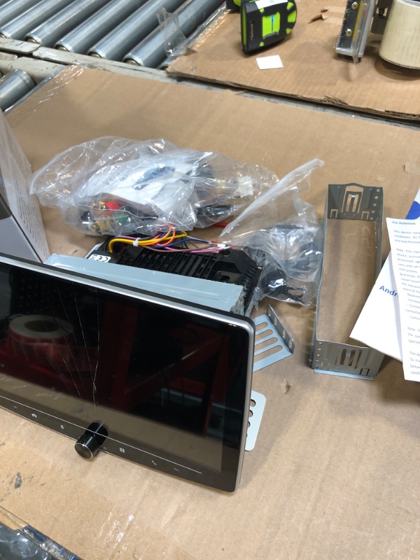 Photo 2 of ******Sold in parts, broken screen, final sale, no returns***Wireless CarPlay Single Din Car Radio Android Auto, 7 Inch Touchscreen Car Stereo with Bluetooth, Wireless Car Play Screen, GPS Navigation WiFi FM Car Multimedia Player 1 Din Head Unit