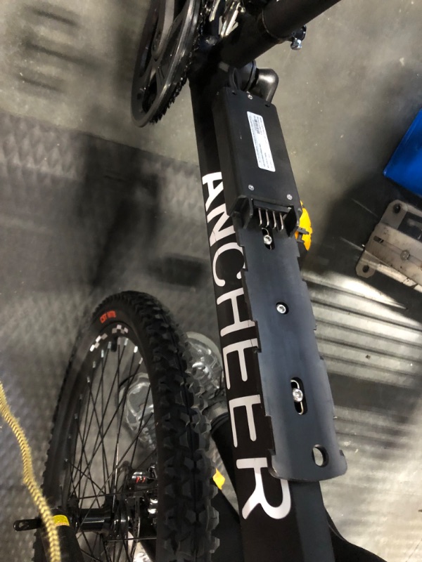 Photo 3 of ***It does not have a battery, a spiked rim, minimal paint details, black color***ANCHEER Electric Bike Electric Mountain Bike 350W Ebike 26'' Electric Bicycle