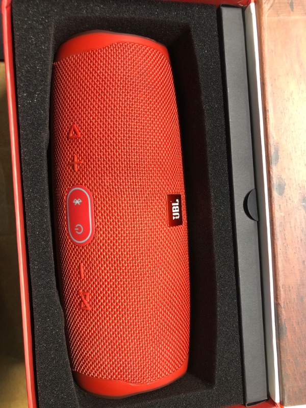 Photo 2 of ***USED***JBL Charge 4 Waterproof Portable Bluetooth Speaker with 20 Hour Battery - Red VG