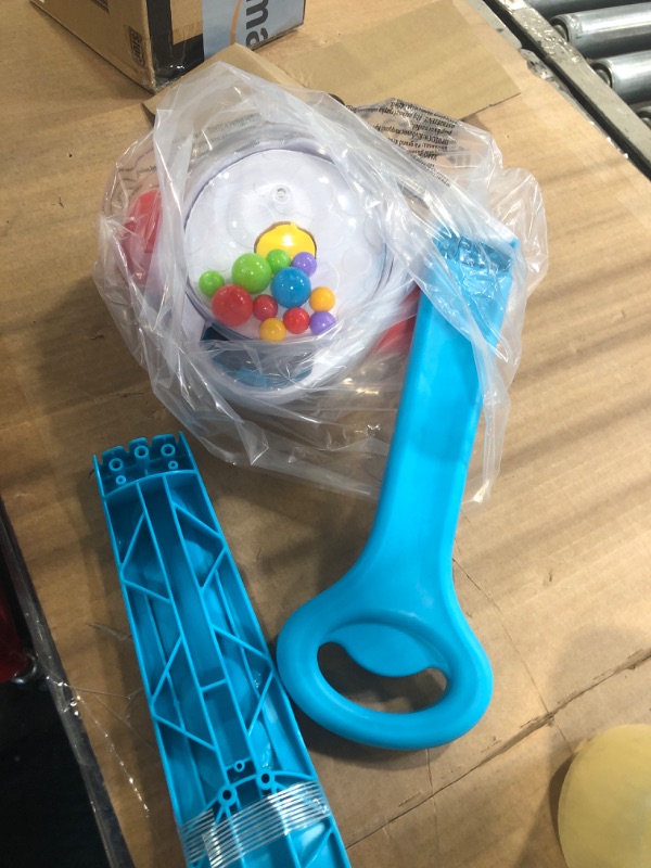 Photo 3 of ?Fisher-Price Corn Popper Baby Toy, Toddler Push Toy with Ball-Popping Action for 1 Year Old and Up, 2-Piece Assembly, Blue?