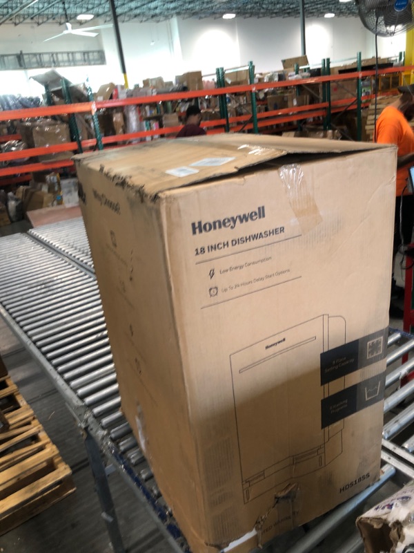 Photo 1 of ***new/untested***Honeywell 18 Inch Dishwasher with 8 Place settings, 6 Washing Programs, Stainless Steel Tub, UL/Energy Star- Stainless Steel
