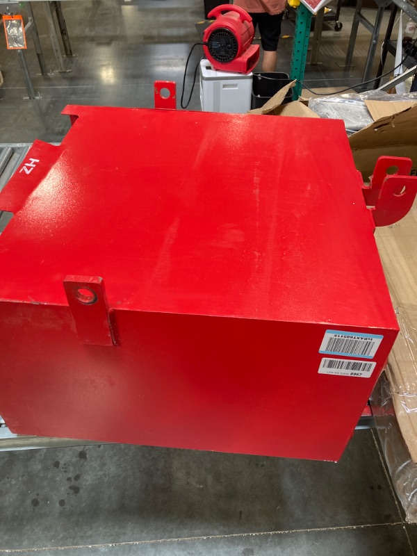 Photo 1 of YITAMOTOR 3 Point Hitch Ballast Box, 800 lbs Tractor Ballast Box with 2'' Quick Hitch Receiver for 3 Point Category 1 Tractors, Loaders and Skid Steers, Red