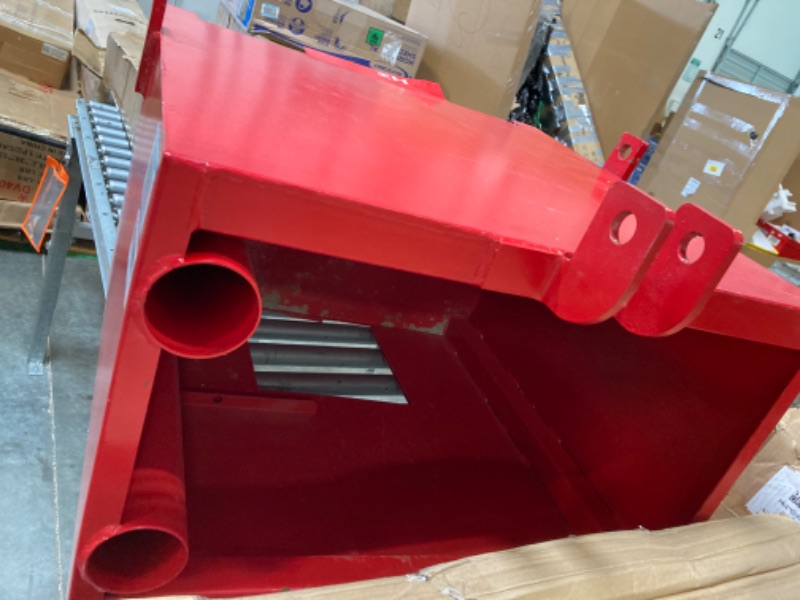 Photo 1 of YITAMOTOR 3 Point Hitch Ballast Box, 800 lbs Tractor Ballast Box with 2'' Quick Hitch Receiver for 3 Point Category 1 Tractors, Loaders and Skid Steers, Red