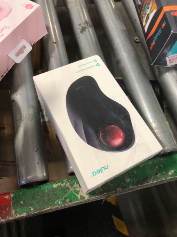 Photo 1 of Nulea Wireless Ergonomic Trackball Mouse, Rechargeable, Bluetooth Rollerball Mouse, 44mm Index Finger Trackball, 5 Adjustable DPI, Compatible with PC, Laptop, iPad, Mac, Windows, Android