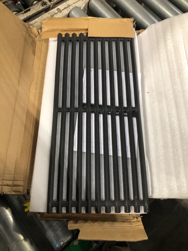 Photo 2 of 17" Cast Iron Grill Grates for Charbroil Commercial Infrared 463355220 463242516 463242515 466242615 463243016 463346017 466242616 463364824 3-Burner Parts for Charbroil Grill Grates G466-0025-W1A